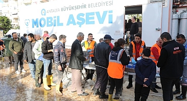 Antalya Büyükşehir Belediyesi saha çalışmalarını sürdürüyor
