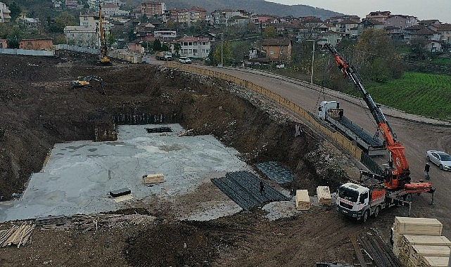 Başiskele Termal Tesiste fore kazık imalatı tamamlandı