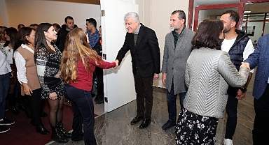 Başkan Engin, Belediye Personelinin Yeni Yılını Kutladı