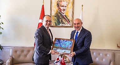 Başkan Tunç Soyer Kosta Rika Ankara Büyükelçisini ağırladı