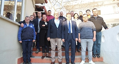Edremit Belediye Başkanı Selman Hasan Arslan, personelin yeni yılını kutladı