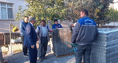 Göynük Mahallesi’nde yol ve kaldırım çalışmaları devam ediyor