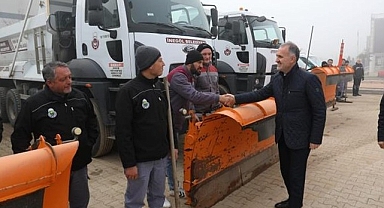 İnegöl Belediyesi Kış Hazırlıklarını Tamamladı