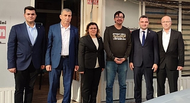 İYİ Parti Burdur Milletvekili Aday Adayı Safa Sönmez'den Gazeteciler Cemiyetine Ziyaret