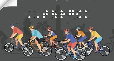 İzmir'de görme engelliler için pedal çevrilecek