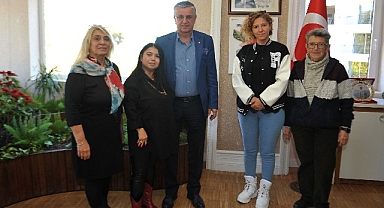 Kadın dernek ve platform başkanları Kemer Belediyesi’nde