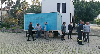 Kemer 103 sokakta yol yapım çalışması başladı