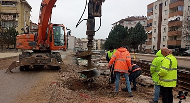 Kuruçeşme Tramvay Hattında hummalı çalışma