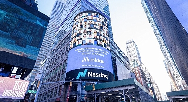 Nasdaq, Midas’ın 500.000 kullanıcıya ulaşmasını New York Times Meydanı’nda kutladı