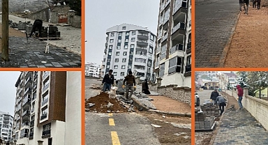 Nevşehir Fen İşleri Müdürlüğü Ekipleri Yaya Kaldırım Yenileme Çalışmalarını Sürdürüyor
