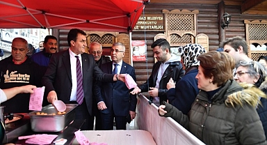 Osmangazili Muhtarlardan Başkan Dündar’ın babası için lokma hayrı