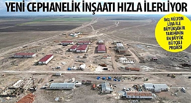 Yeni Cephanelik İnşaatı Hızla İlerliyor