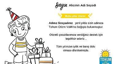 Yeni Yıl Hediyeleri Otizmli Çocuklar için Eğitime Dönüşüyor