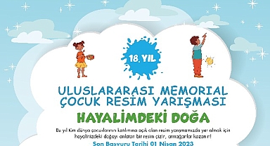 18. Memorial Uluslararası Çocuk Resim Yarışması Başlıyor!