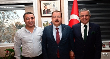 Alevi Kültür Dernekleri Başkanı İsmet Kurt’tan Başkan Topaloğlu’na ziyaret