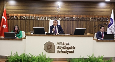 Antalya Büyükşehir Belediye Meclisi yılın ilk toplantısını yaptı