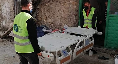 Antalya Büyükşehir’in hasta yatakları derman oluyor