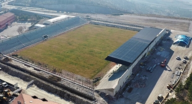 Bağlum Stadı’ndaki Yenileme Çalışması Devam Ediyor