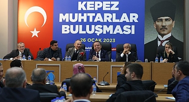 Başkan Böcek Kepezli muhtarları dinledi