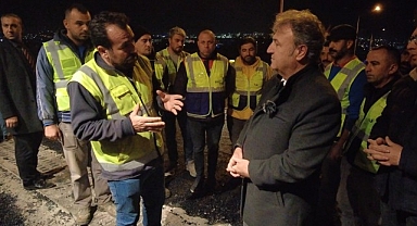 Başkan İduğ’dan işçilere baklava sürprizi
