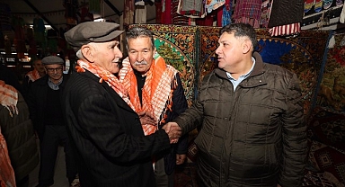 Başkan V. Özkan’dan yörük çadırına ziyaret