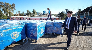 Buca’ya 2500 adet yeni çöp konteyneri