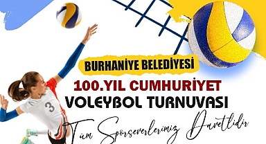 Burhaniye’de Voleybol Heyecanı Başlıyor