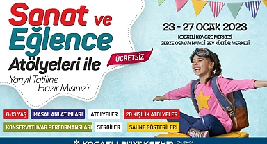 Büyükşehir'den yarıyıl tatilinde sanat ve eğlence atölyeleri