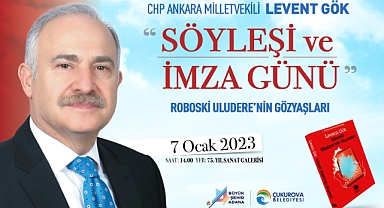 CHP Ankara Milletvekili Levent Gök kitabını imzalayacak