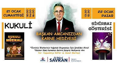 Çocukların Karne Hediyesi Hafta Sonu Nevşehir Belediyesi’nden