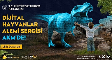 Dijital Hayvanlar Alemi Sergisi AKM’de Açılıyor