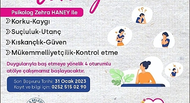 Duygusal Farkındalık Atölyesine Başvurular Başladı