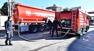 ESHOT'un mazot tankerleri artık yangın söndürmede kullanılacak