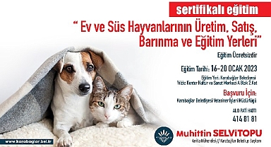 Evcil hayvan satıcılarına ücretsiz eğitim verilecek