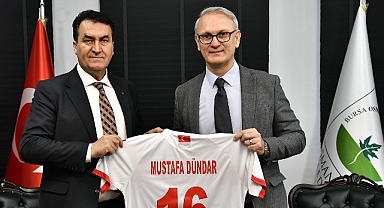 Hentbol Federasyonu Başkanı Kılıç’tan Dündar’a ziyaret
