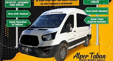 İnegöl Belediyesi’nden Bursa Hastanelerine Ücretsiz Servis Hizmeti