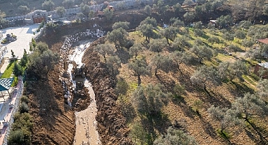 İZSU'dan Kaklık Çayı'na acil müdahale