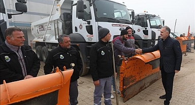 Kar Yağışı Kapıda İnegöl Belediyesi Hazırda