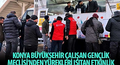 Konya Büyükşehir Çalışan Gençlik Meclisi'nden Yürekleri Isıtan Etkinlik