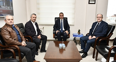 Malkara Belediye Başkanı Ulaş Yurdakul’dan Malkara İlçe Kaymakamı Kerem Süleyman Yüksel’e Ziyaret