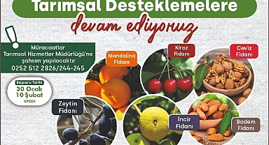 Milas Belediyesi Tarımsal Desteklemelere Devam Ediyor