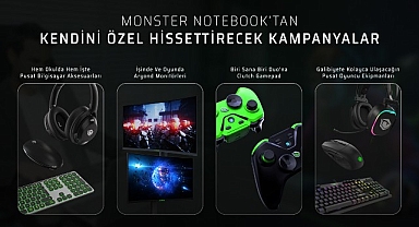 Monster Notebook’tan ara tatile özel yeni kampanya: Hem üretkenliğinizi hem oyun deneyiminizi artırın