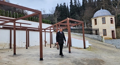 Örcün Sultan Baba'da El Emeği Ürün Satış Noktası Yapımı Başladı