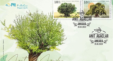 PTT'den “Anıt Ağaçlar” Konulu Anma Pulu ve İlkgün Zarfı
