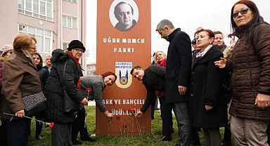 Uğur Mumcu adının yaşatıldığı parkta anıldı!