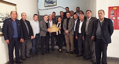 Yenipazar Muhtarlarından Başkan Çerçioğlu'na Ziyaret