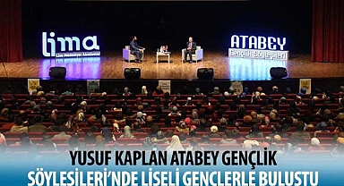 Yusuf Kaplan Atabey Gençlik Söyleşileri’nde Liseli Gençlerle Buluştu