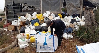 Zirai ambalaj atıklarını toplayan üreticiye gübre desteği