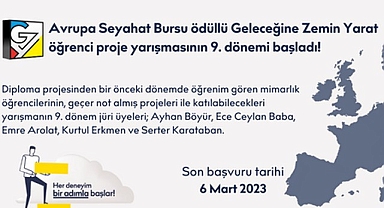 9. Geleceğine Zemin Yarat Öğrenci Proje Yarışması Başladı!
