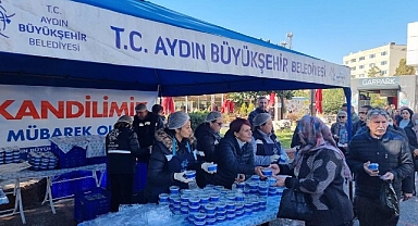 Aydın Büyükşehir Belediyesi'nden Miraç Kandili’nde Helva Hayrı